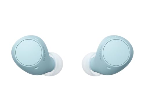 Sony WF-C510 Truly Wireless Earbuds – Small, Light, Bluetooth In Ear Headphones with Multipoint Connection, Ambient Sound, IPX4 Rating, Spotify Tap, Quick Charge, 22 HR Battery, iOS & Android - White
