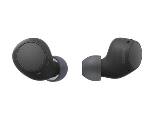 Sony WF-C510 Truly Wireless Earbuds – Small, Light, Bluetooth In Ear Headphones with Multipoint Connection, Ambient Sound, IPX4 Rating, Spotify Tap, Quick Charge, 22 HR Battery, iOS & Android - White