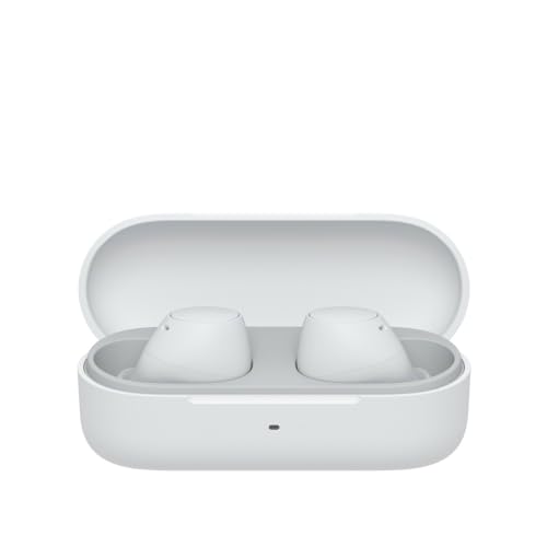 Sony WF-C510 Truly Wireless Earbuds – Small, Light, Bluetooth In Ear Headphones with Multipoint Connection, Ambient Sound, IPX4 Rating, Spotify Tap, Quick Charge, 22 HR Battery, iOS & Android - White