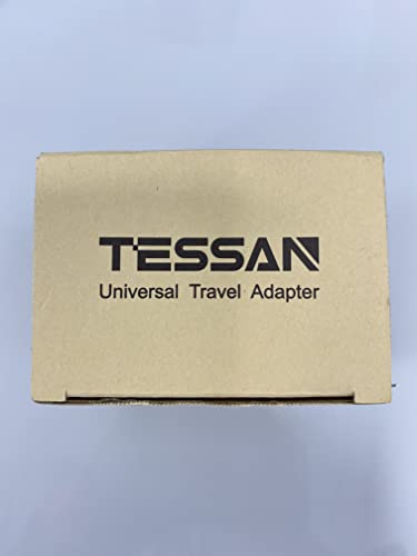 TESSAN Universal Travel Adapter Worldwide with 2 USB C and 2 USB A Ports