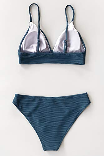 CUPSHE Women's Bikini Set Sexy Lace Up Triangle Bikini Two Piece