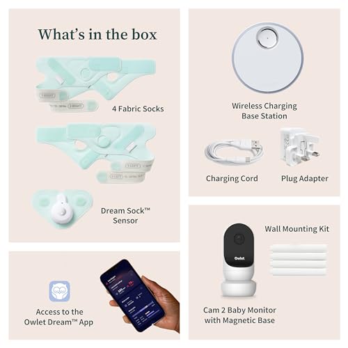 Owlet® Dream Bundle 2 Smart Baby Monitor