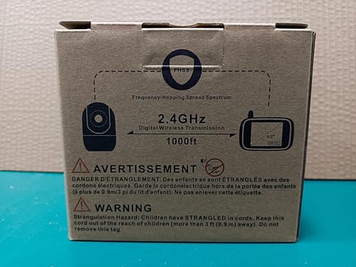 HelloBaby Baby Monitor,Hello Baby Monitor with Camera and Audio, 3.2''