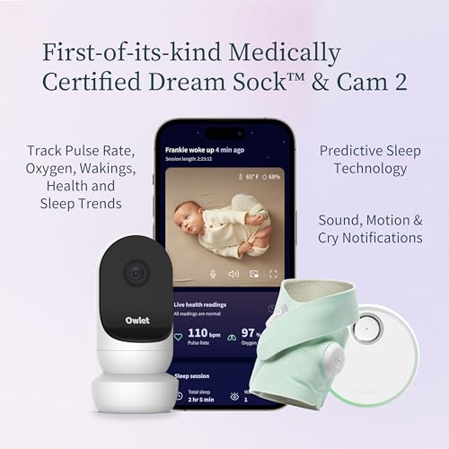 Owlet® Dream Bundle 2 Smart Baby Monitor