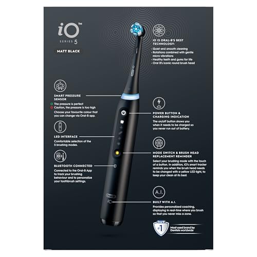 Oral-B iO5 Electric Toothbrushes For Adults