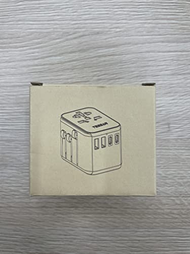 TESSAN Universal Travel Adapter Worldwide with 2 USB C and 2 USB A Ports