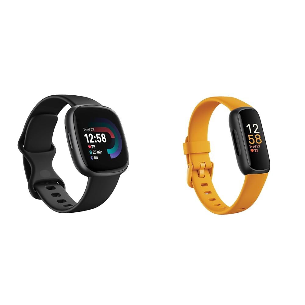 Google Fitbit Versa 4 Fitness Smartwatch with built-in GPS and up to 6 days battery life - compatible with iOS 15 or higher & Android OS 9.0 or higher