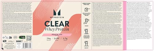 Myprotein Clear Whey Isolate, Peach Tea, 20 Servings