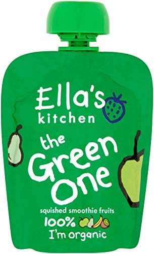 Ella's Kitchen Organic Fruit Smoothie Assortment, Pack of 25 Pouches (10 x Red, 10 x Purple, 5 x Green)