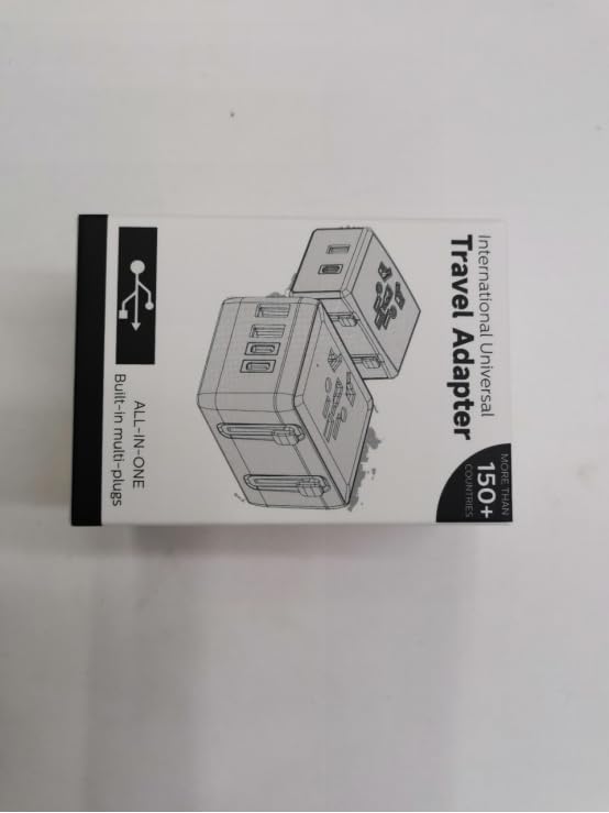 TESSAN Universal Travel Adapter Worldwide with 2 USB C and 2 USB A Ports