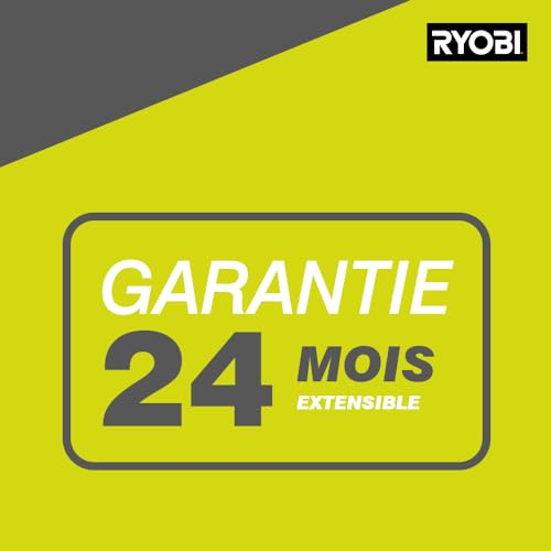 Ryobi 18V ONE+ Cordless Lawnmower and Grass Trimmer Kit (1 x 4.0Ah), Green