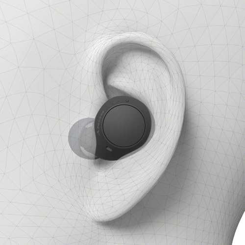 Sony WF-C510 Truly Wireless Earbuds – Small, Light, Bluetooth In Ear Headphones with Multipoint Connection, Ambient Sound, IPX4 Rating, Spotify Tap, Quick Charge, 22 HR Battery, iOS & Android - White