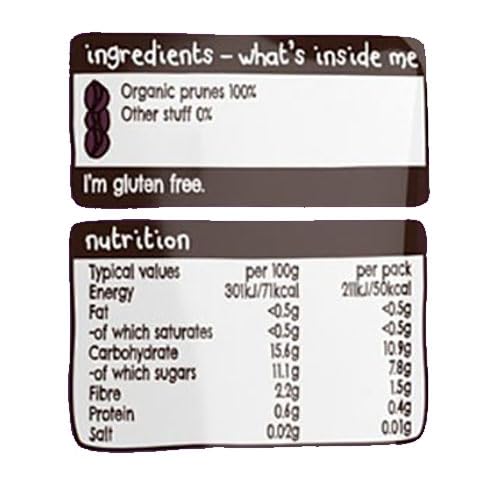 Ella's Kitchen First Taste Prunes 70g, Pack of 7, (Packing May Vary)