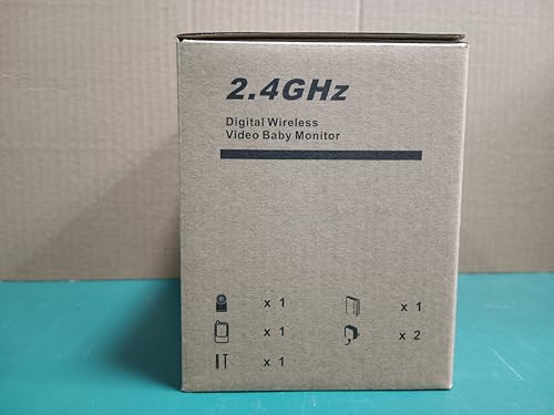 HelloBaby Baby Monitor,Hello Baby Monitor with Camera and Audio, 3.2''
