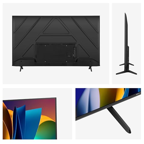 Hisense 43 Inch 4K Smart TV 43E6NTUK - Dolby Vision, Game Mode PLUS with 60Hz VRR ALLM, Smooth Motion, AI Sports Mode, Vidaa OS with Freely, Youtube, Netflix and Disney+ & Now TV (2024 Model)