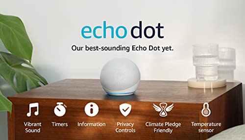 Certified Refurbished Echo Dot (5th generation, 2022 release) smart Bluetooth speaker with Alexa | Deep Sea Blue