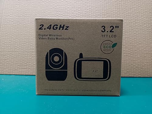 HelloBaby Baby Monitor,Hello Baby Monitor with Camera and Audio, 3.2''