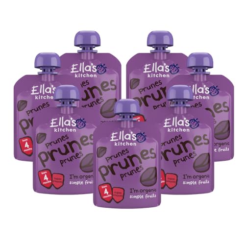 Ella's Kitchen First Taste Prunes 70g, Pack of 7, (Packing May Vary)