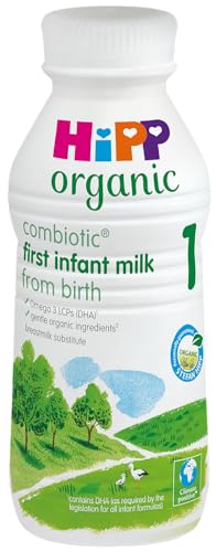 HiPP Organic 1 First Milk Ready To Feed 200ml (pack of 6)