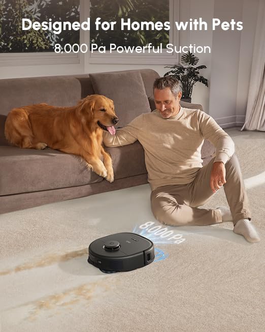 eufy X10 Pro Omni Robot Vacuum Cleaner with Mop, All-in-One Station