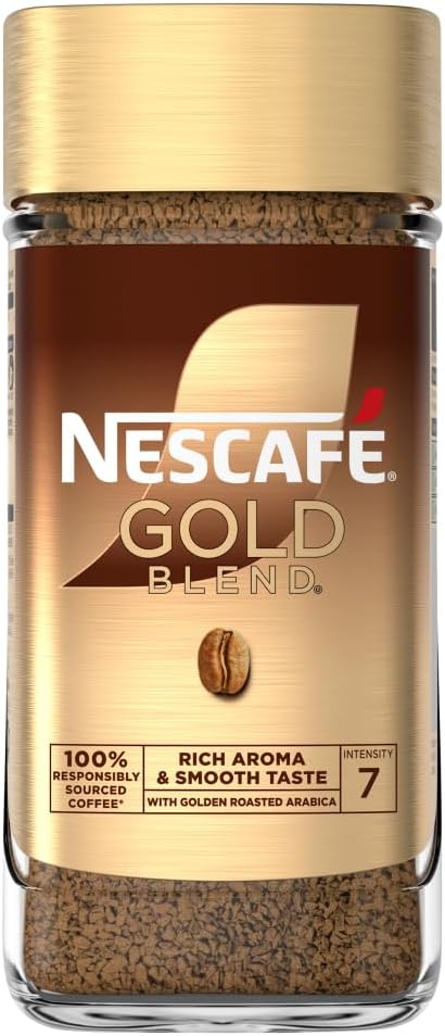NESCAFÉ Gold Blend Instant Coffee, Premium Instant Coffee, Rich Aroma and Smooth Taste , 200g (Pack of 1)