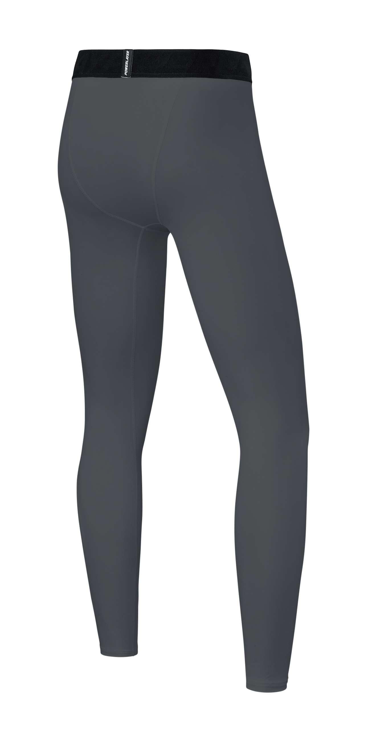 Boys' Running Football Tights Compression Base Layer Leggings