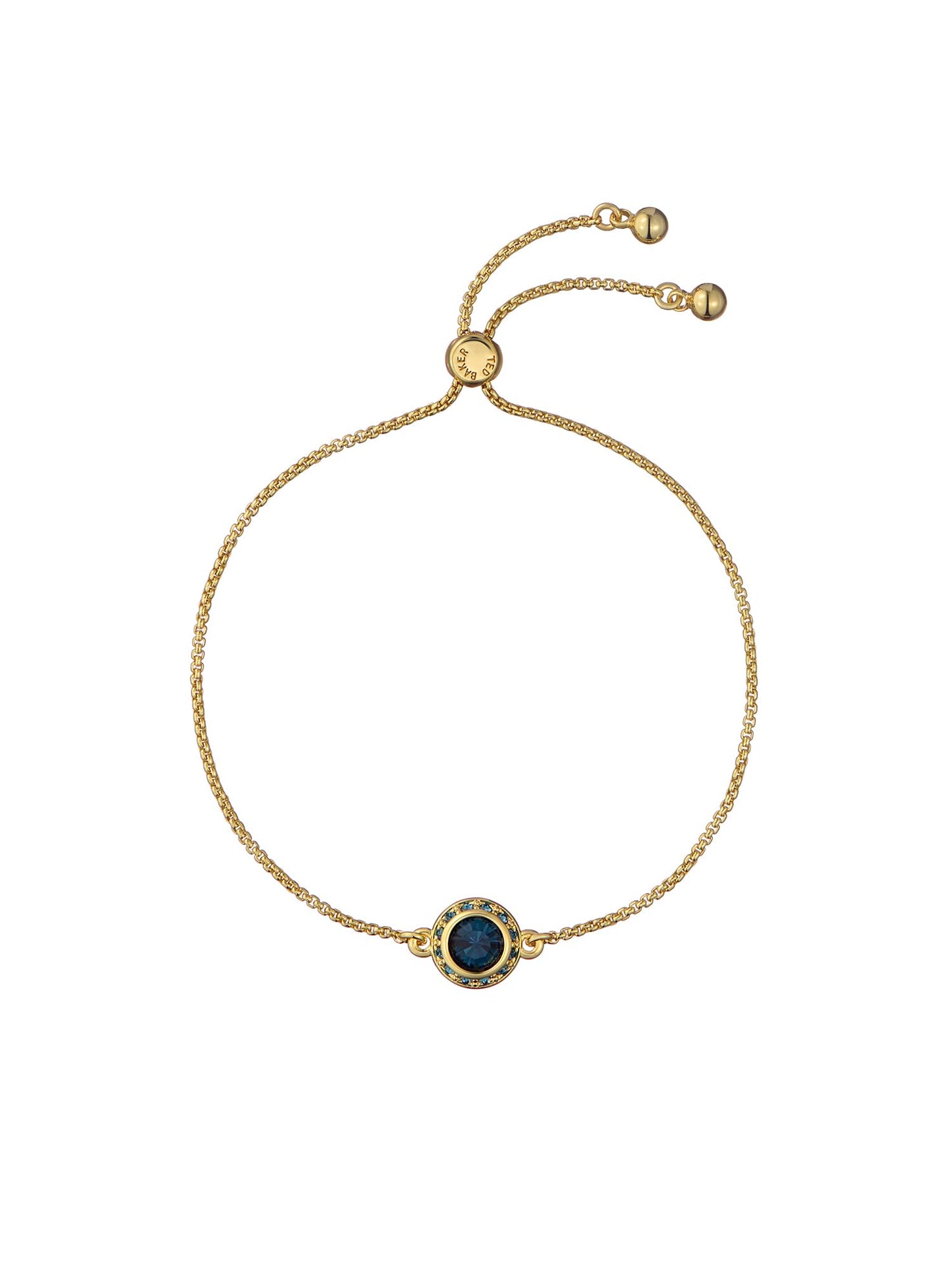 Ted Baker Soleta Solitaire Sparkle Crystal Adjustable Bracelet For Women