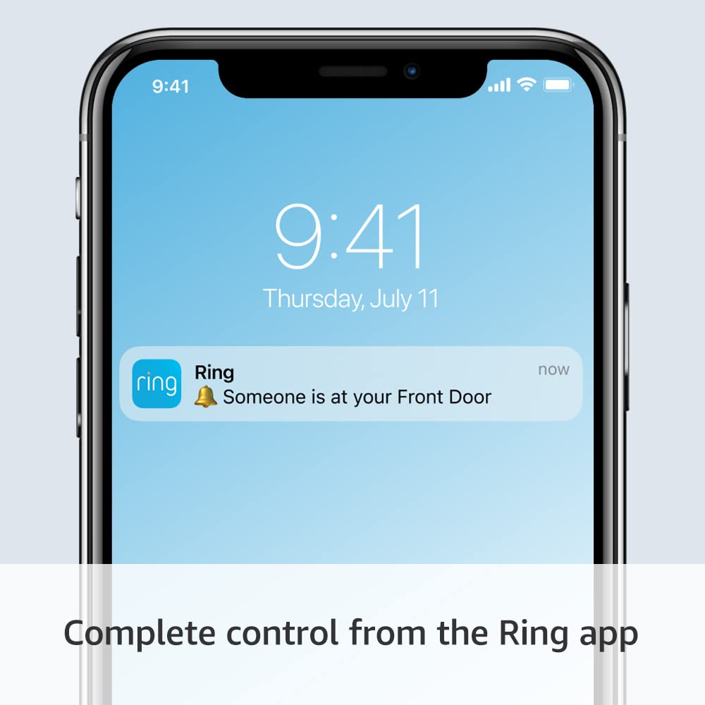 Certified Refurbished Ring Battery Video Doorbell Plus by Amazon|Wireless Video Doorbell Camera with 1536p HD Video,Head-To-Toe View,Colour Night Vision,Wi-Fi,DIY|30-day free trial of Ring Home