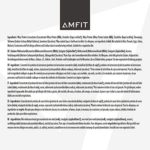 Amazon Brand - Amfit Nutrition Whey Protein Powder