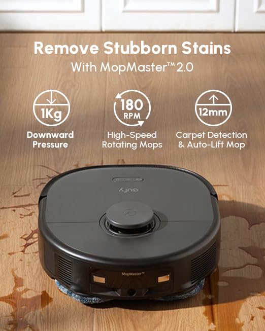 eufy X10 Pro Omni Robot Vacuum Cleaner with Mop, All-in-One Station