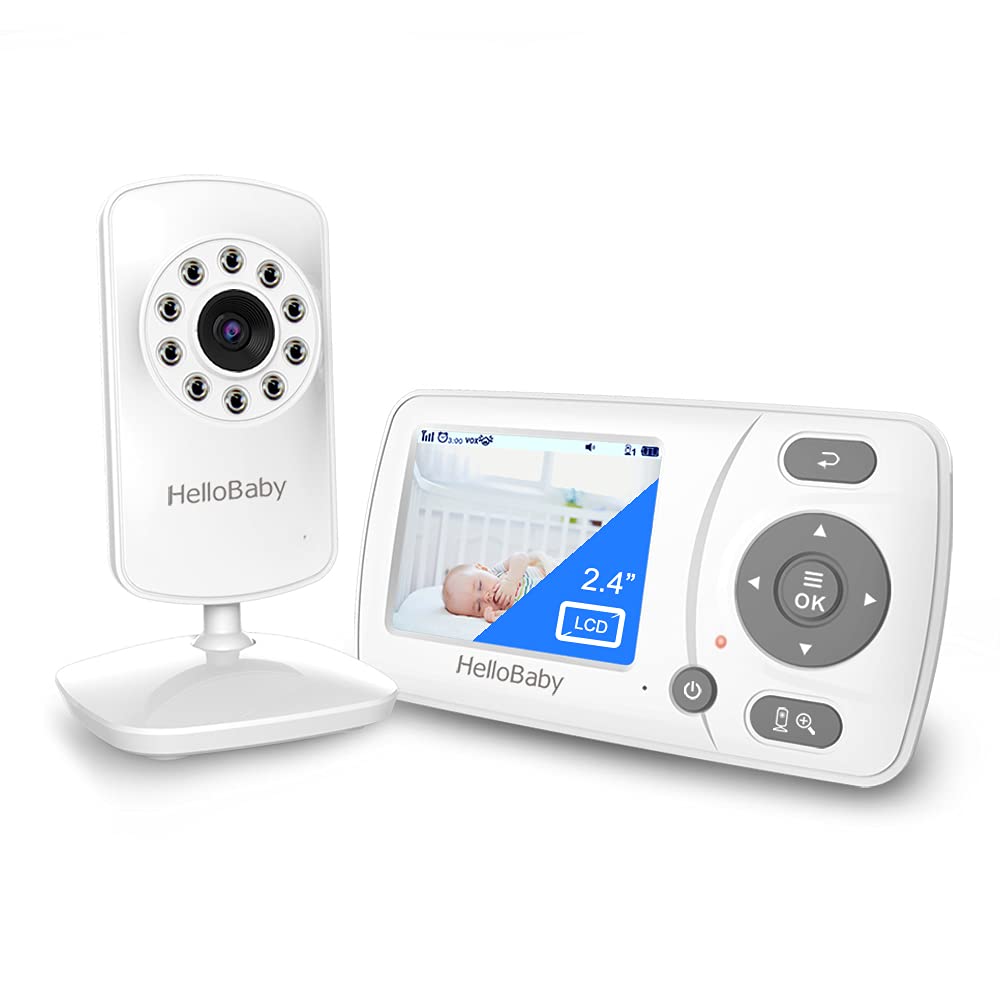 HelloBaby Baby Monitor,Hello Baby Monitor with Camera and Audio, 3.2''