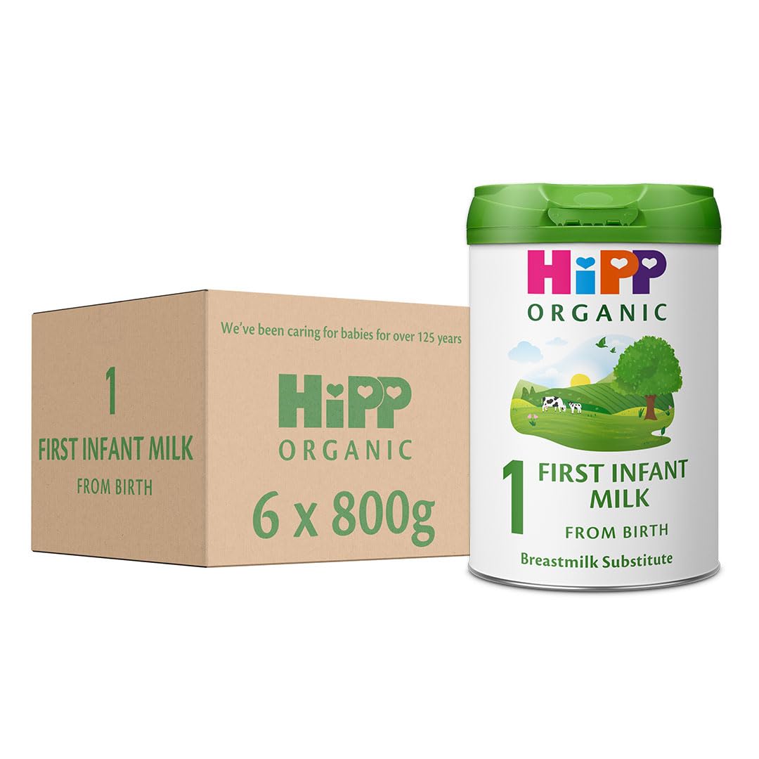 HiPP Organic 1 First Milk Ready To Feed 200ml (pack of 6)