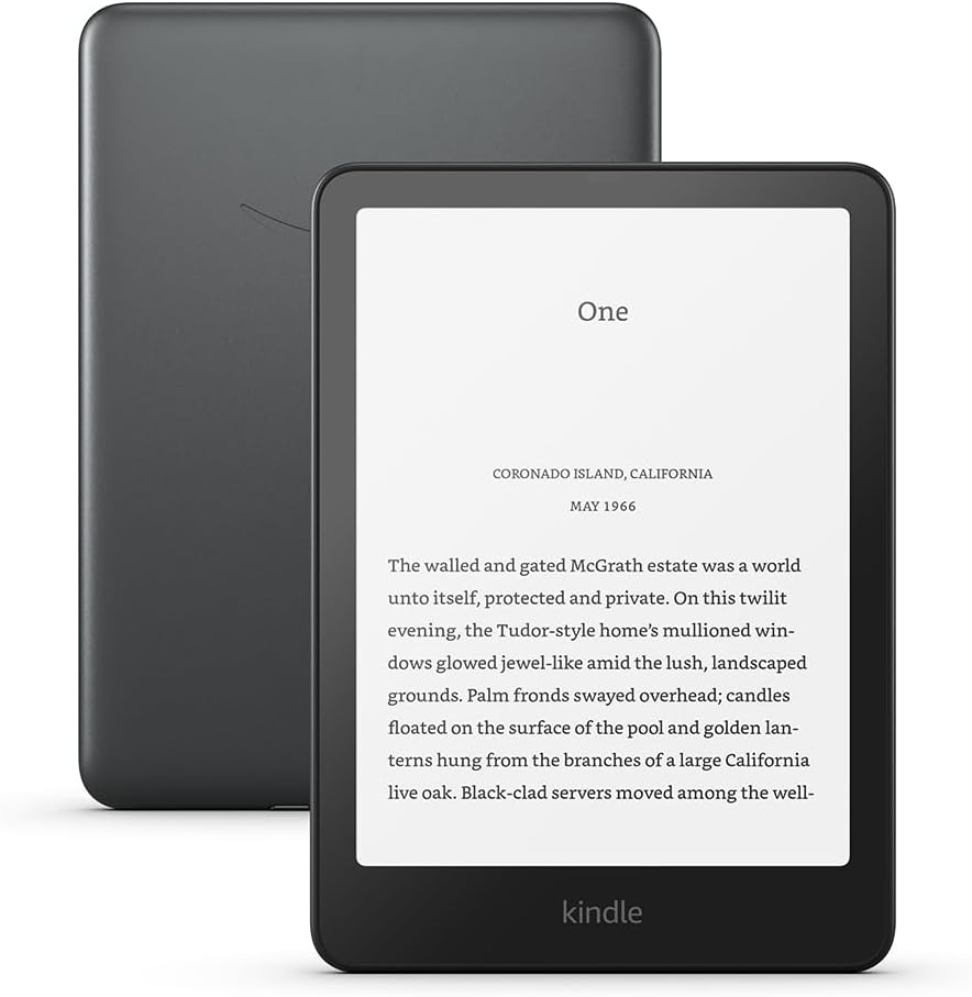 All-new Amazon Kindle Paperwhite Signature Edition (32 GB) – Our fastest Kindle with an auto-adjusting front light, wireless charging and weeks of battery life – Metallic Black + Kindle Unlimited