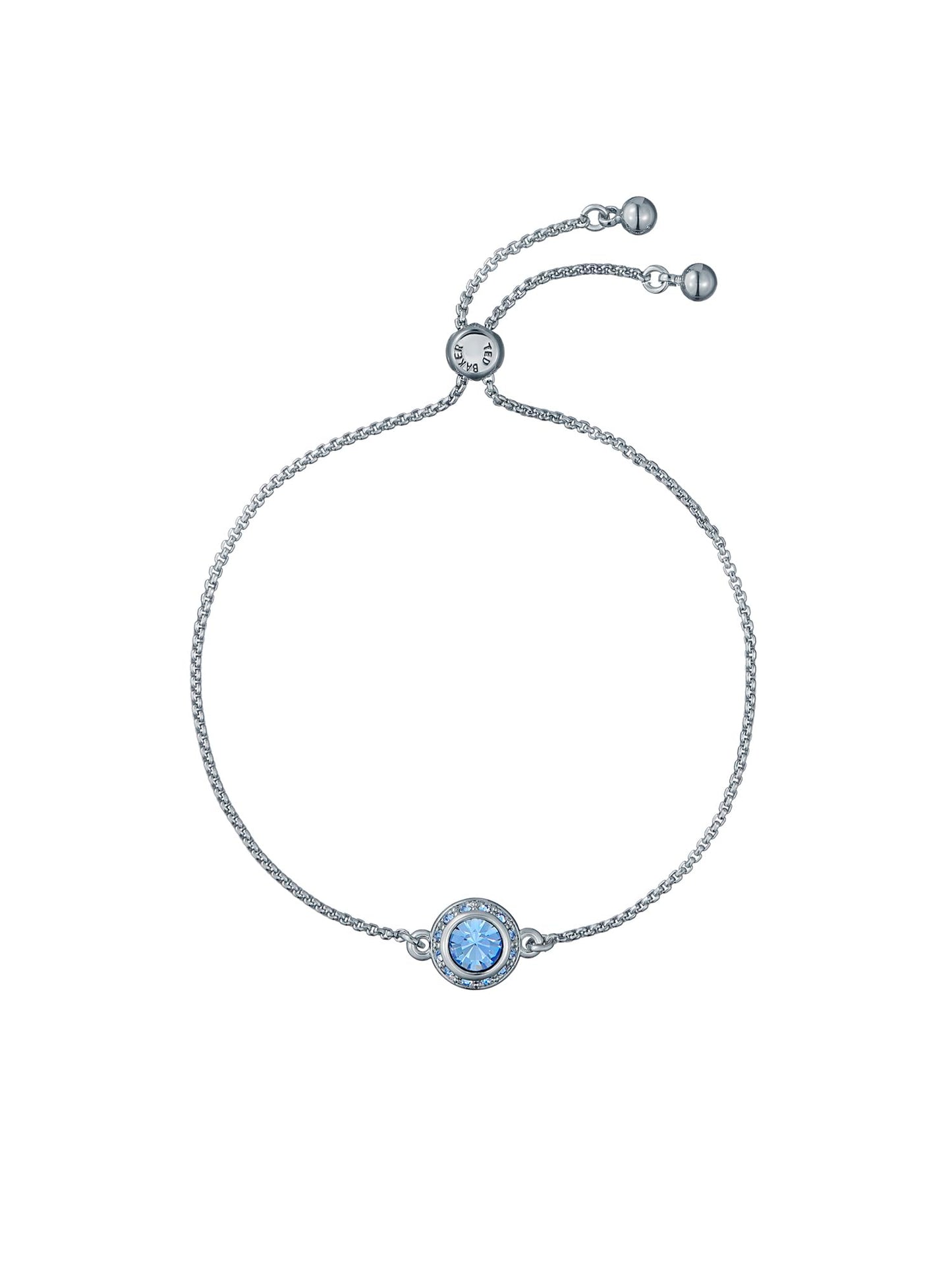 Ted Baker Soleta Solitaire Sparkle Crystal Adjustable Bracelet For Women