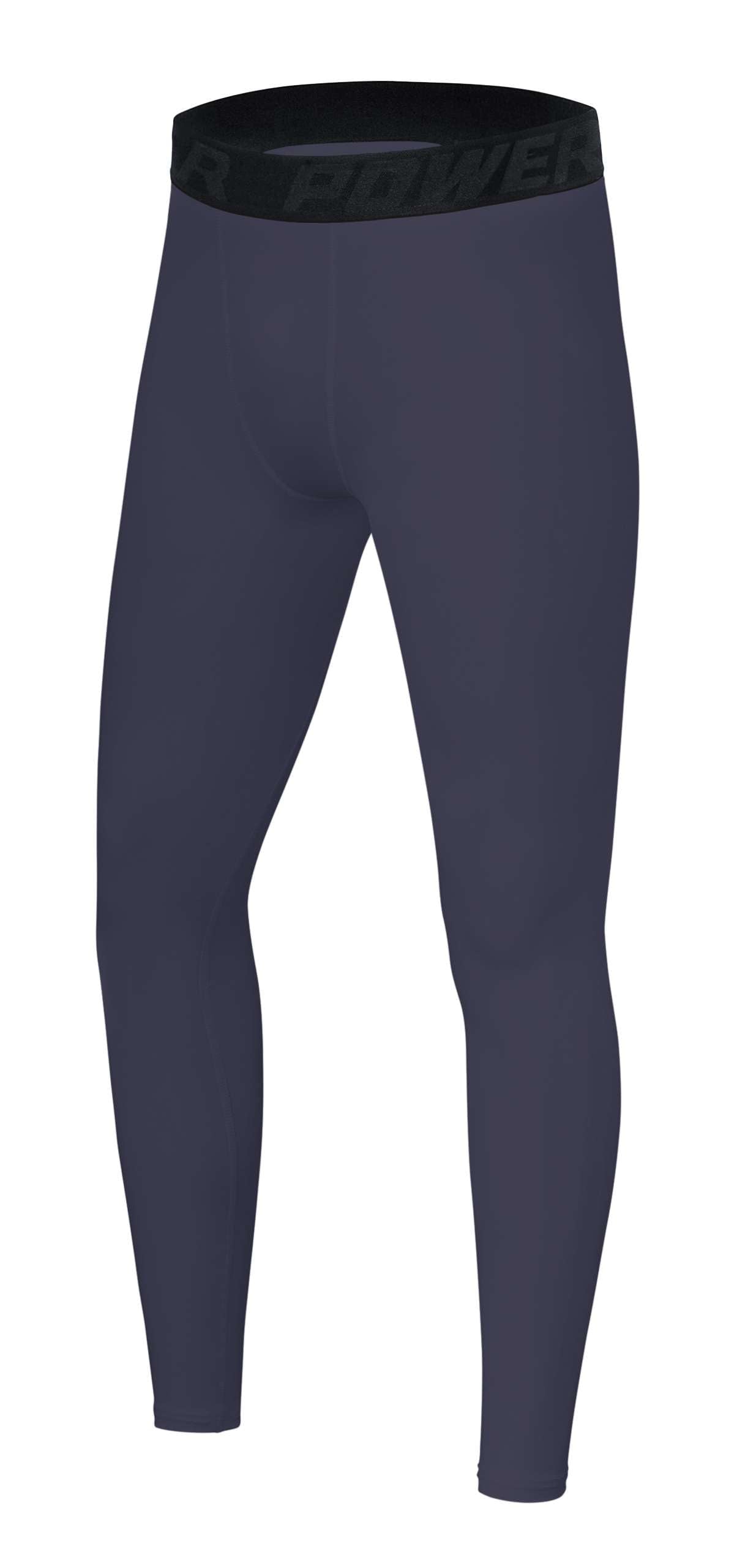 Boys' Running Football Tights Compression Base Layer Leggings