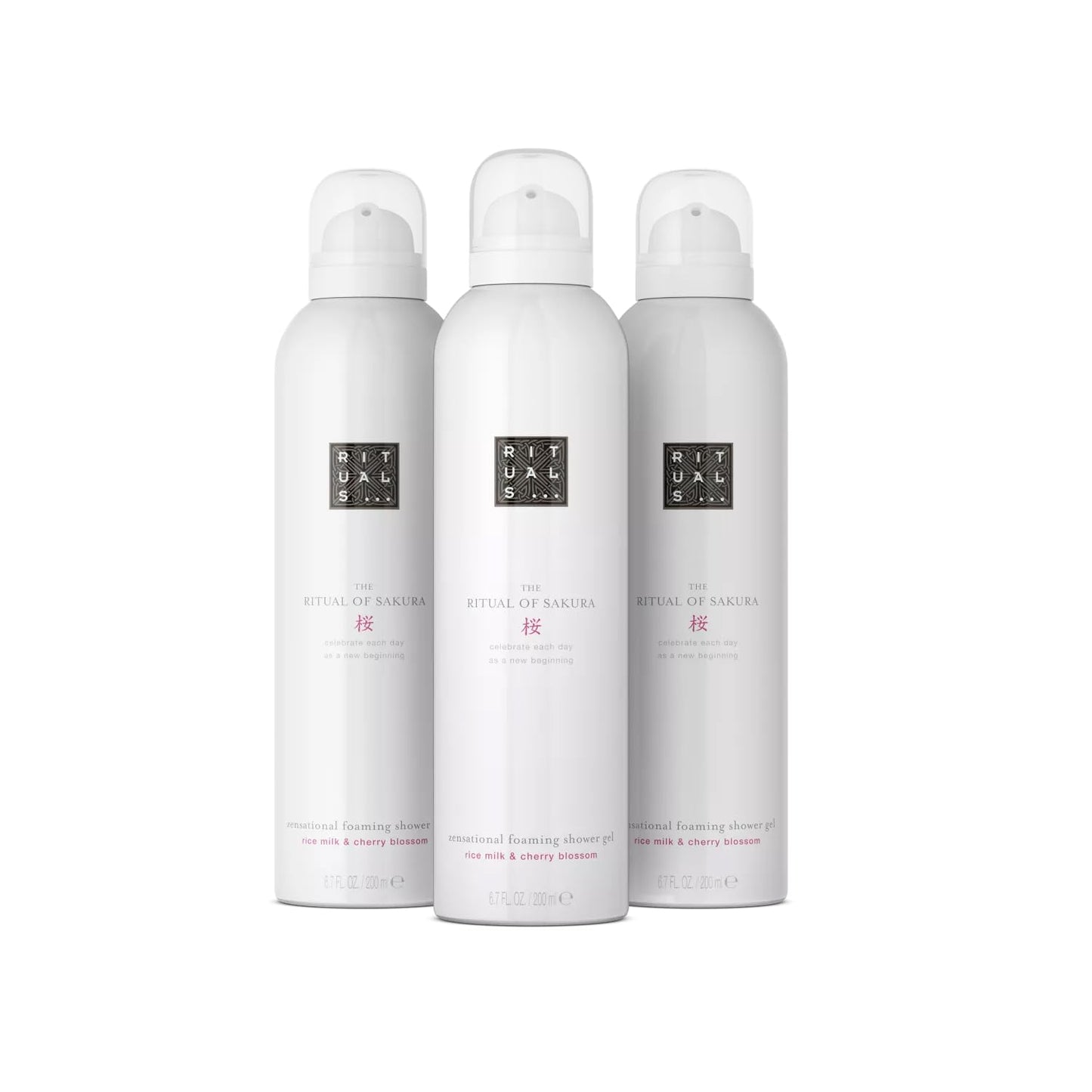 RITUALS Shower Foam Value Pack – The Ritual of Hammam, Sport and Homme - full size foaming shower gels - 3 x 200 ml