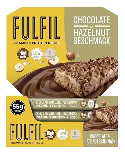 FULFIL Vitamin and Protein Bars (15 x 55 g Bars)