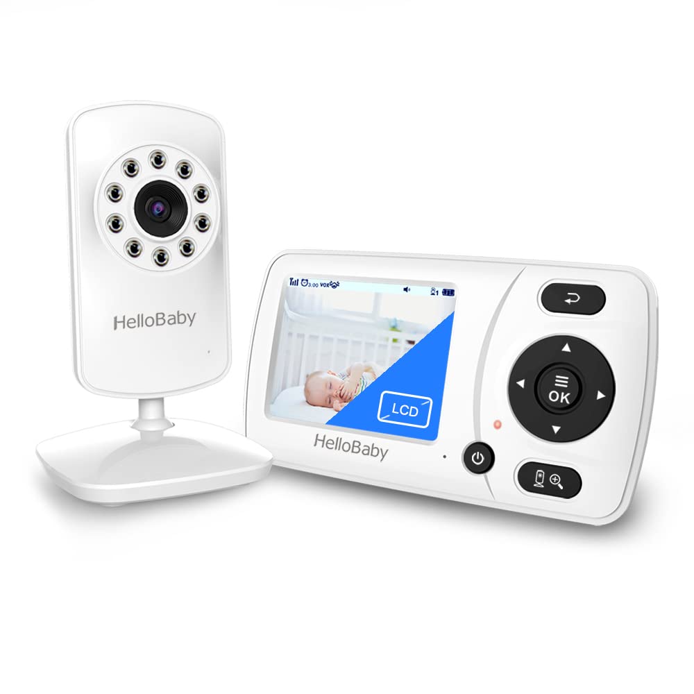 HelloBaby Baby Monitor,Hello Baby Monitor with Camera and Audio, 3.2''