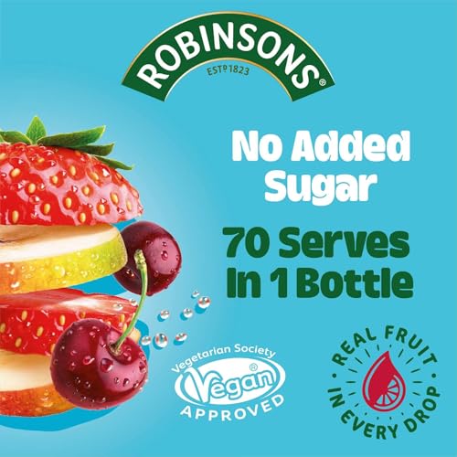 Robinsons Double Strength Orange No Added Sugar Squash 1.75L