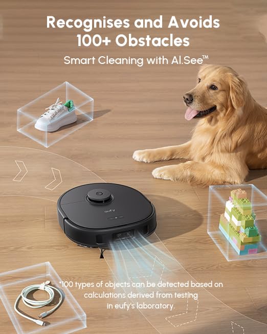 eufy X10 Pro Omni Robot Vacuum Cleaner with Mop, All-in-One Station