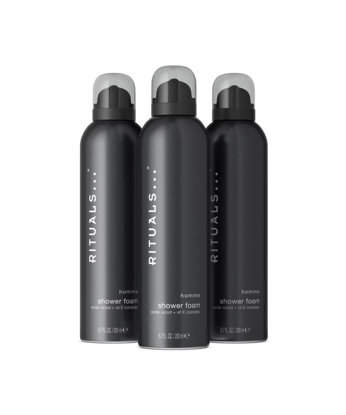 RITUALS Shower Foam Value Pack – The Ritual of Hammam, Sport and Homme - full size foaming shower gels - 3 x 200 ml
