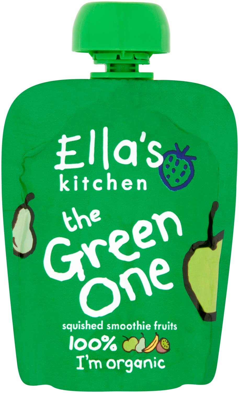 Ella's Kitchen Organic Fruit Smoothie Assortment, Pack of 25 Pouches (10 x Red, 10 x Purple, 5 x Green)