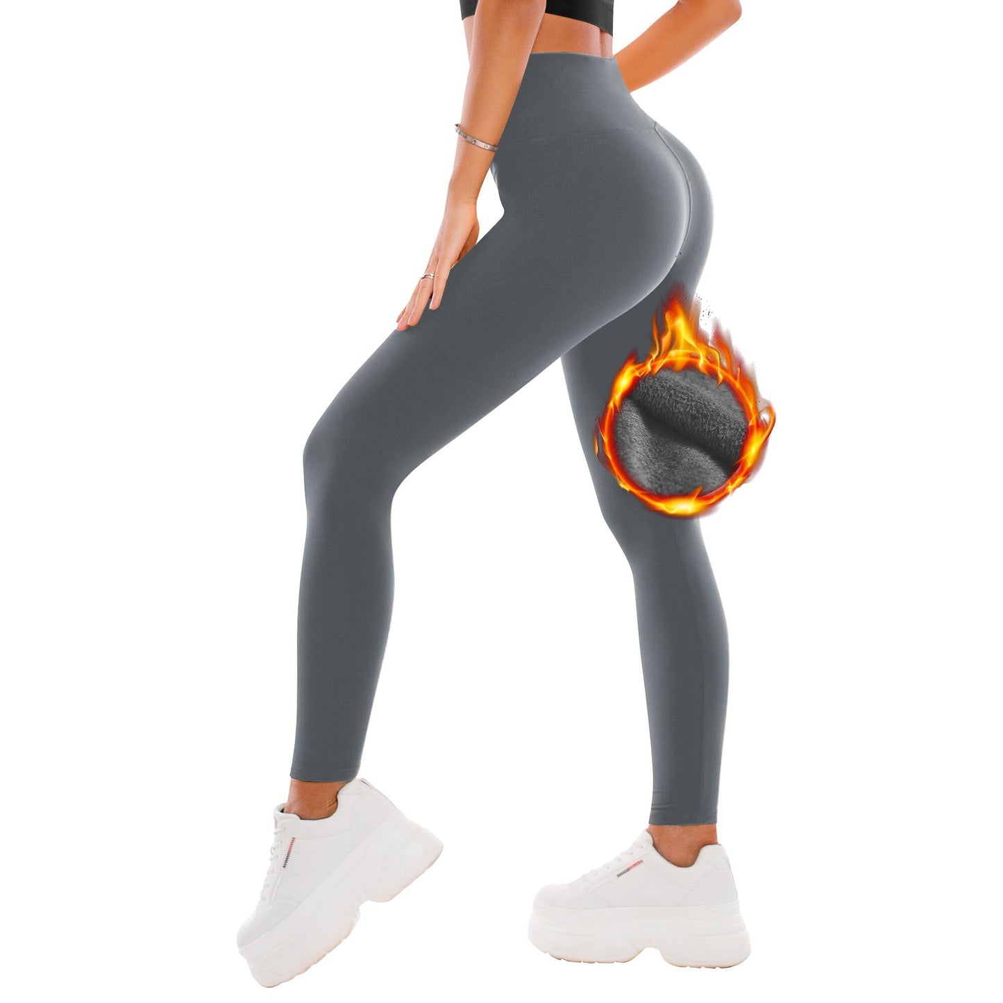 SINOPHANT Fleece Lined Leggings for Women