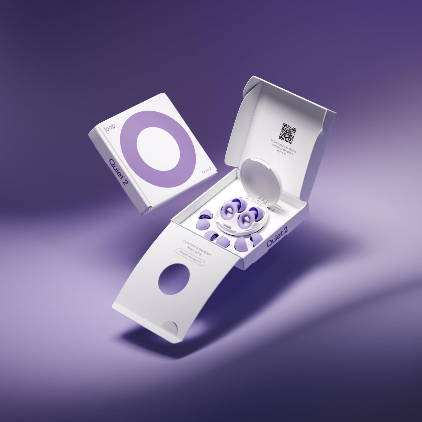 Loop Quiet 2 Ear Plugs – Ultra-Comfy Reusable Noise-Reducing