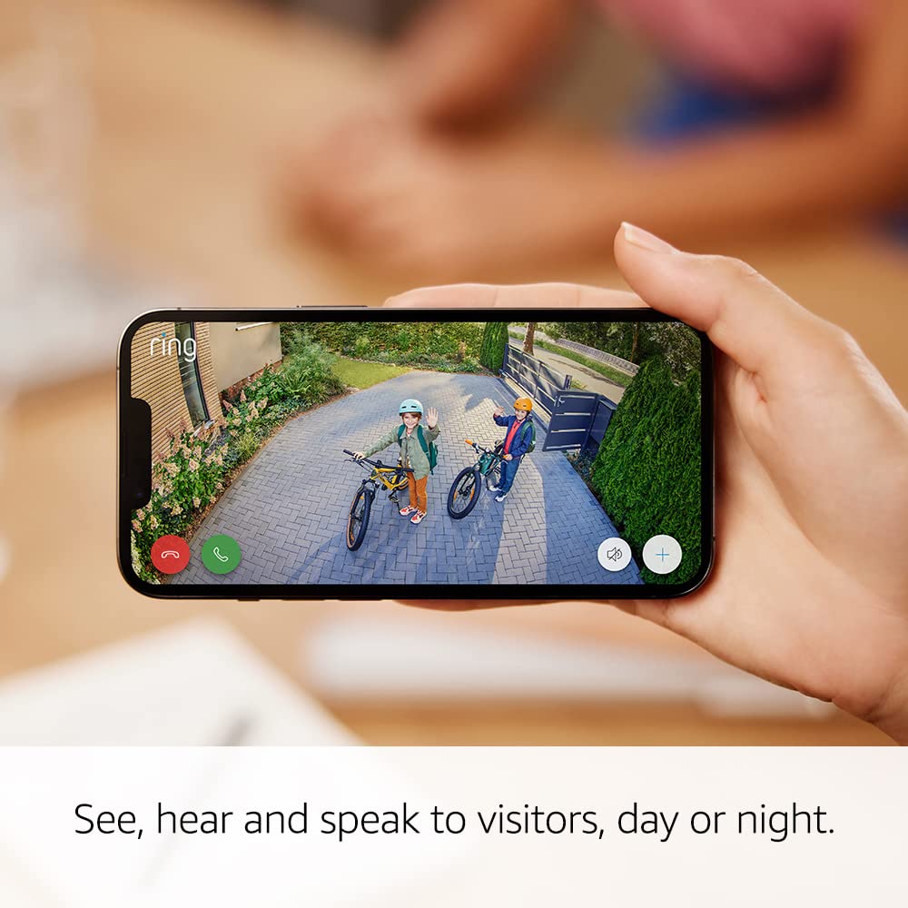 Certified Refurbished Ring Outdoor Camera Battery(Stick Up Cam)|HD wireless outdoor Security Cam 1080p Video,Two-Way Talk,Wifi,Works with Alexa| Alternative to CCTV|30-day free trial of Ring Home