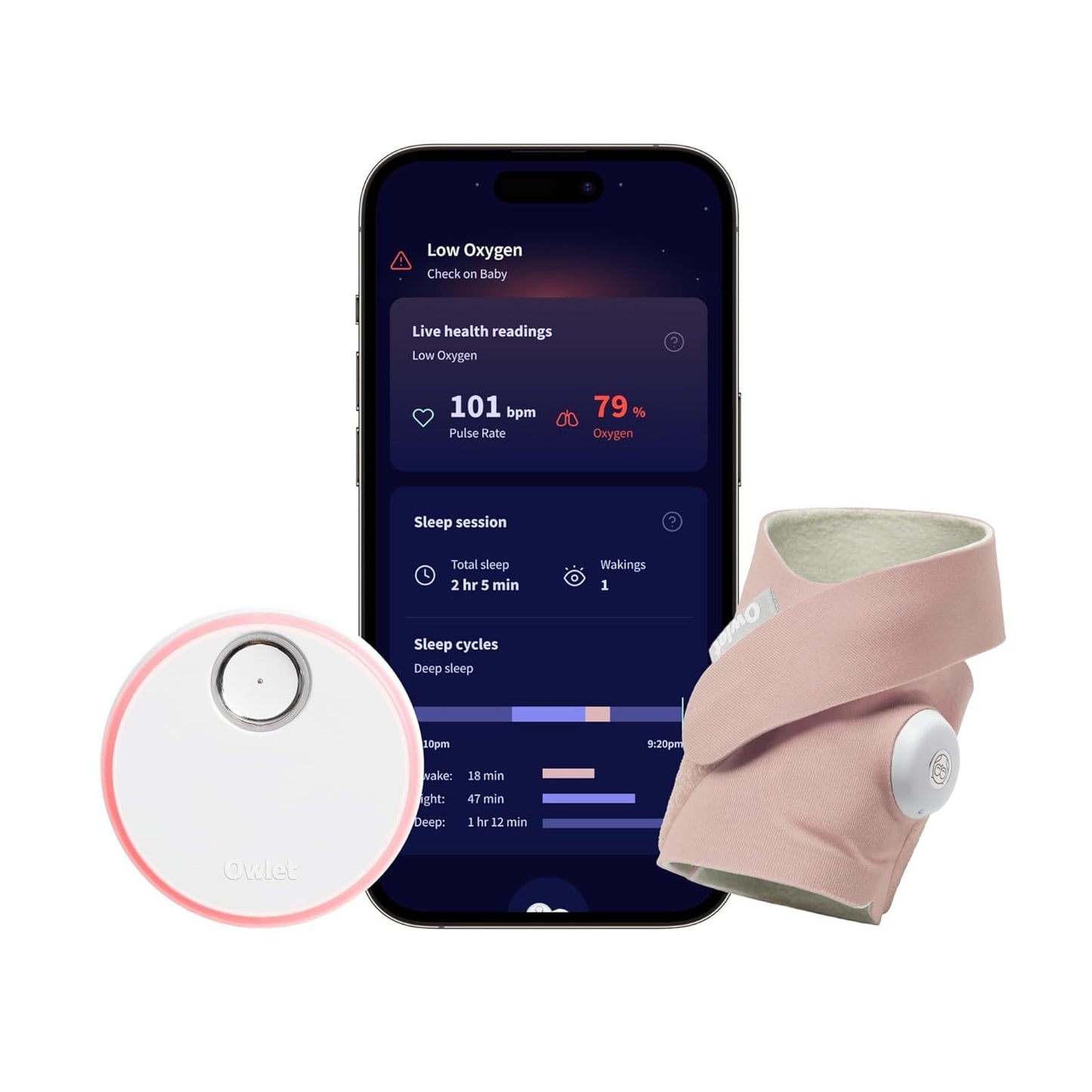 Owlet® Dream Bundle 2 Smart Baby Monitor