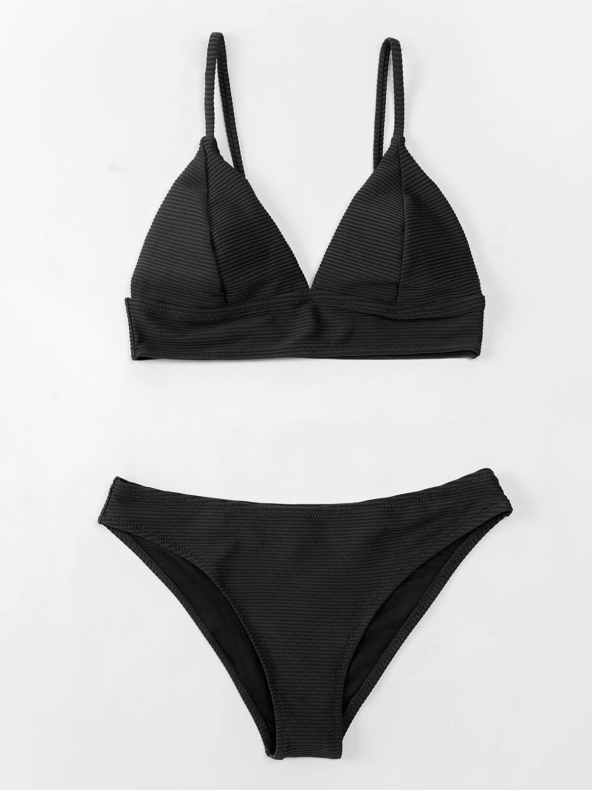 CUPSHE Women's Bikini Set Sexy Lace Up Triangle Bikini Two Piece