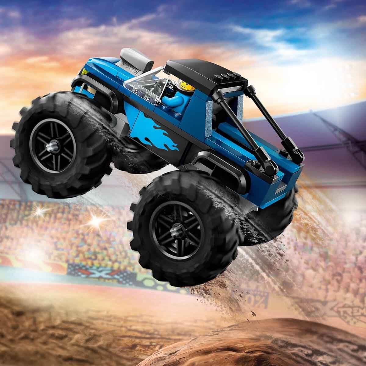 LEGO City Blue Monster Truck Toy for 5 Plus Year Old Boys & Girls