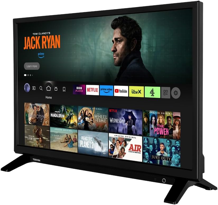 Toshiba 24WF2F53DB 24 Inch HD Ready Smart TV, TRU Resolution, TRU Micro Dimming, HDR10, Dolby Audio