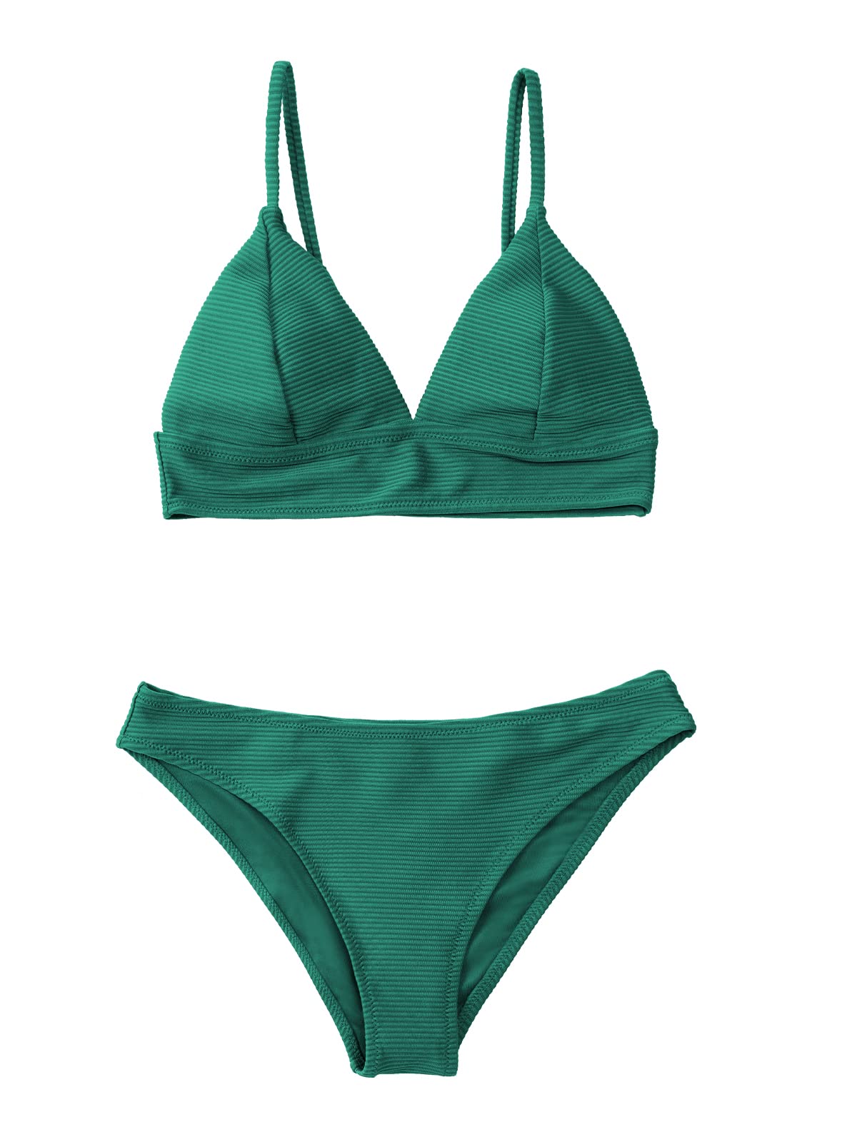 CUPSHE Women's Bikini Set Sexy Lace Up Triangle Bikini Two Piece